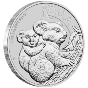 Perth Mint 2023 Australian Koala 1oz Silver Coin in Capsule