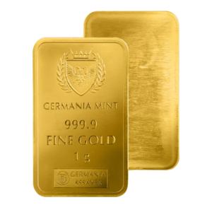Germania Mint 1g Gold Minted Bar