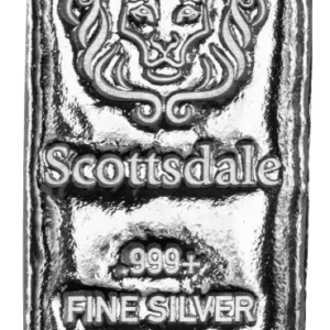 Scottsdale Mint 10oz Chunky Silver Cast Bar