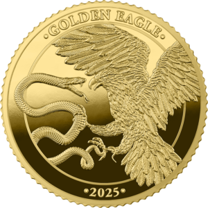 Germania Mint 2025 Malta Golden Eagle 1/10oz Gold Coin